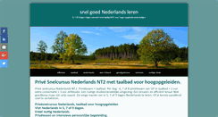 Desktop Screenshot of leernederlands.com